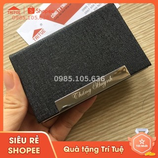 Hộp Đựng Namecard Khắc Tên, In Tên Lên Hộp Card, Hộp Đựng Danh Thiếp
