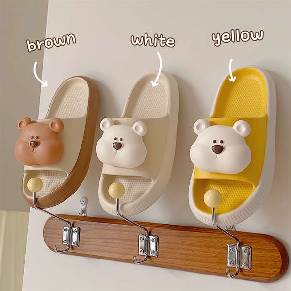 Dép lê gấu dễ thương mẫu mới dễ phối