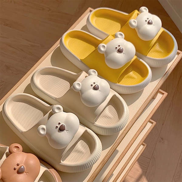 Dép lê gấu dễ thương mẫu mới dễ phối