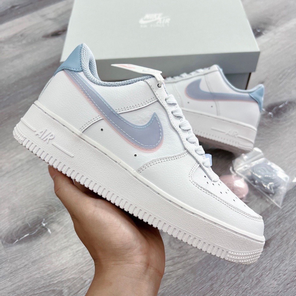 Giày Nike_Trắng AF1, Giày Air Force 1 Full Trắng Nam Nữ Hàng Đẹp Full Box