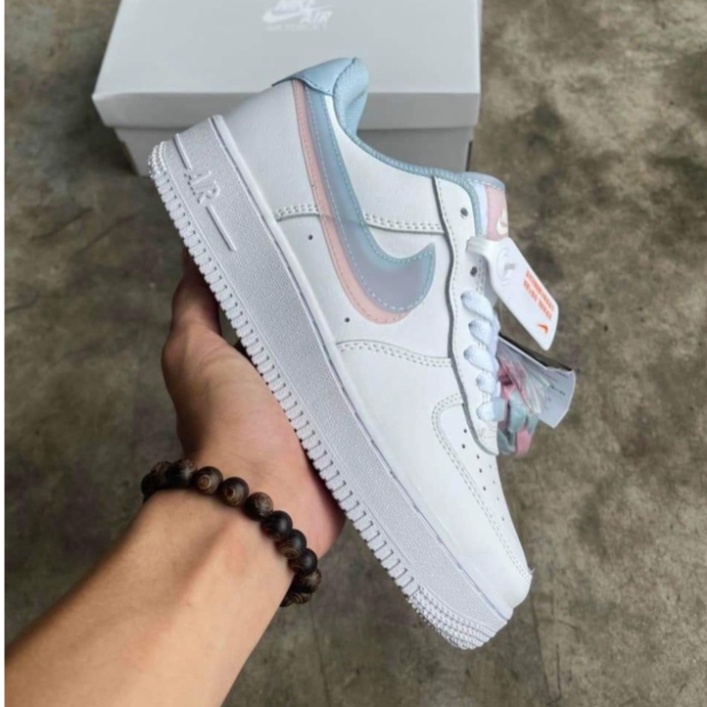 Giày Nike_Trắng AF1, Giày Air Force 1 Full Trắng Nam Nữ Hàng Đẹp Full Box