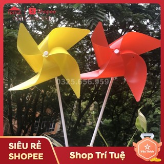 GIÁ CỰC SỐC, mẫu chong chóng 4 cánh nhựa tay cầm đủ 7 màu hàng về sẵn trật kho