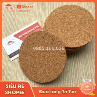 Lót Cốc Gỗ Bần - Lót Cốc Trơn Không In Ấn Bán Số Lượng Từ 1 Chiếc