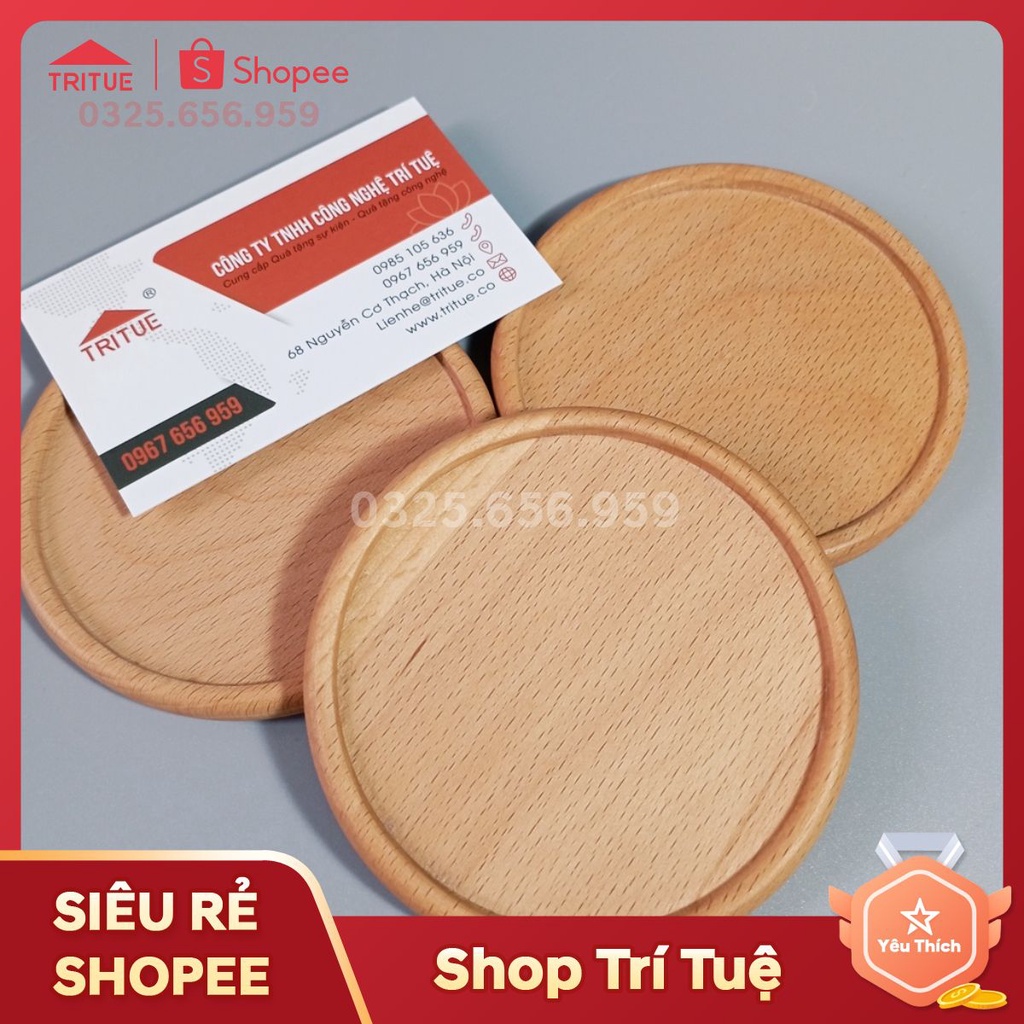 Cơ sở cung cấp đế lót cốc gỗ tự nhiên, Đặt đế lót cốc bằng gỗ tự nhiên, Mua đế lót ly bằng gỗ để cốc cafe