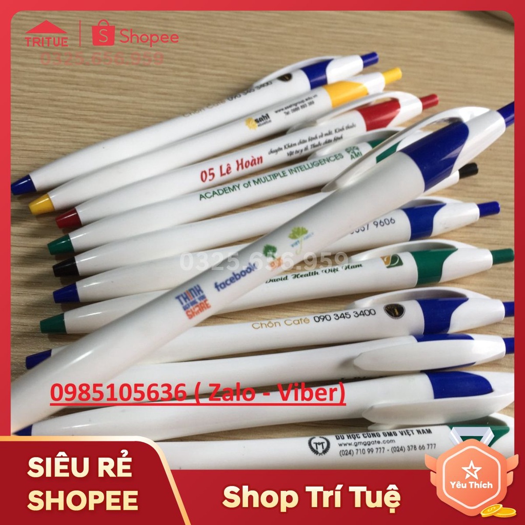 In logo bút bi giá rẻ, in bút bi ở Hà Nội, xưởng in bút bi làm quà tặng