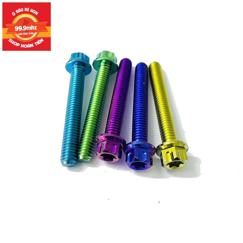 Ốc TITAN GR5 6li40 Đầu Salaya  Che Két Nước Vario/AB/Click/Sh/Lốc Máy Cùng Kích Thước...