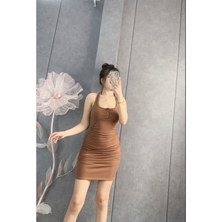 Đầm body yếm