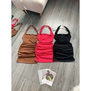Đầm body yếm