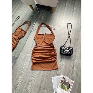 Đầm body yếm