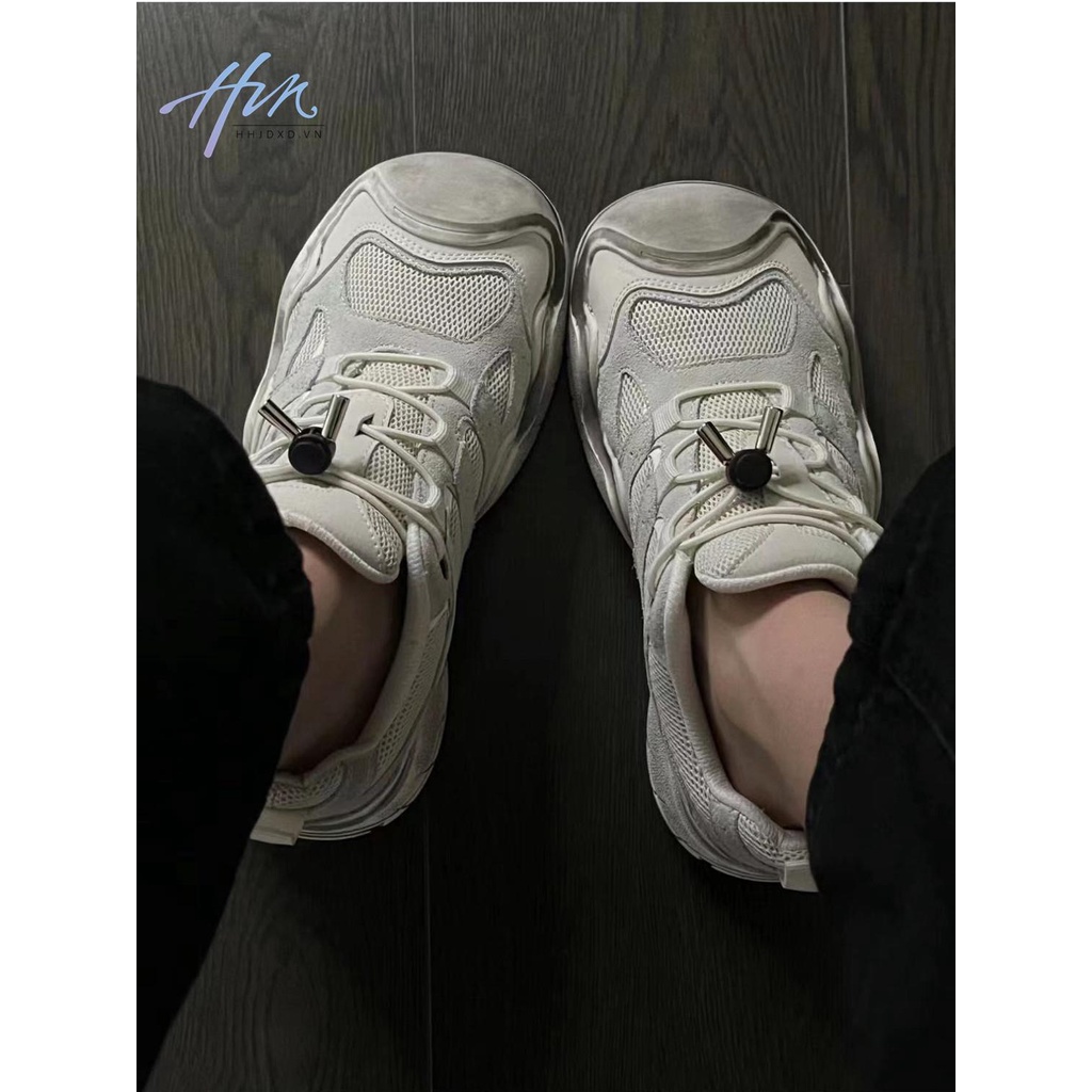 Giày Thể Thao Đế Dày Xấu Xí Thời Trang Mùa Xuân 2023 Dễ Phối Đồ Phong Cách Retro Dễ Thương Cho Nữ