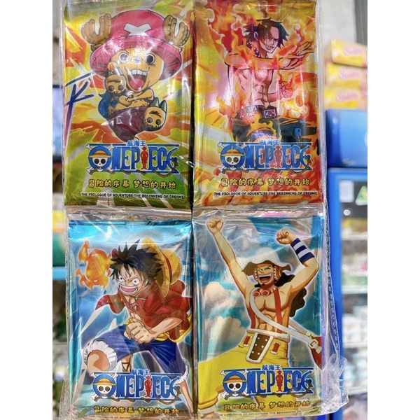 Bộ thể bài hải tặc one piece  dây 36 gói  sỉ đồ trẻ em