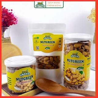 Hạnh Nhân, Hạt Hạnh nhân sấy nguyên vị NutGreen thơm giòn 500g, Giảm cân, Ăn Kiêng, Keto Nhập khẩu Mỹ