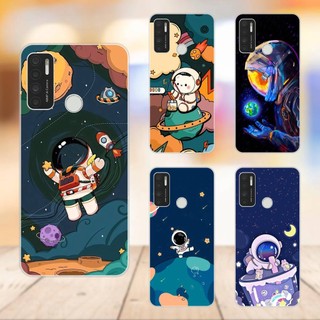 Ốp lưng điện thoại Vsmart Live 4 dẻo trong Phi Hành Gia Astronaut Vũ Trụ