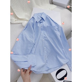 [ CHUBBY BIGSIZE ] SƠ MI KẺ KHOÉT EO