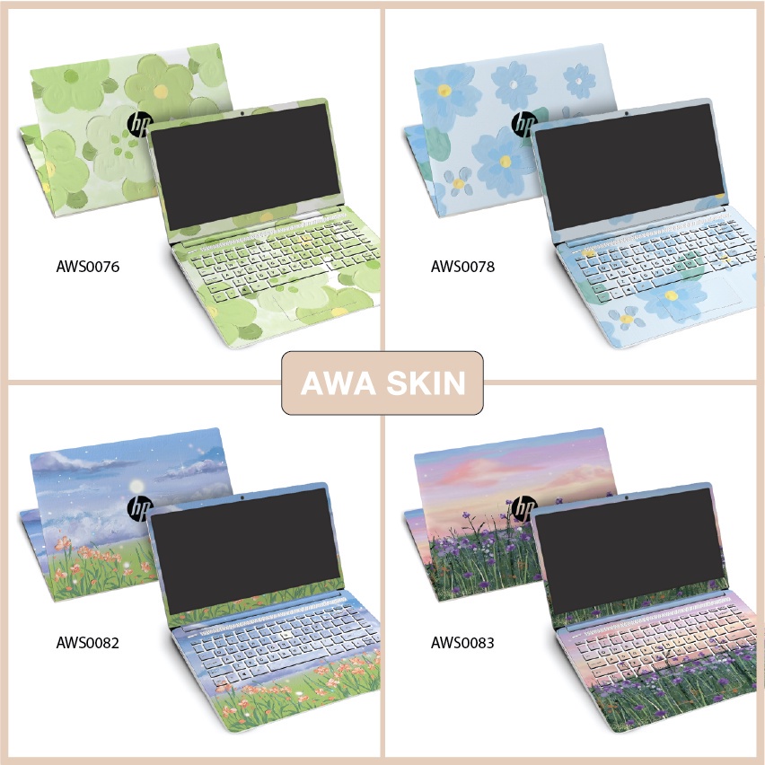 Dán Laptop Mây Trời AWA SKIN - Decal Cắt Sẵn Chỉ Cần Tháo Dán Các Dòng Máy Laptop