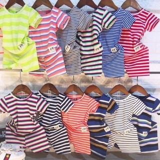 Bộ cộc tay bé trai bé gái, đồ bộ cho bé chất cotton mềm mát