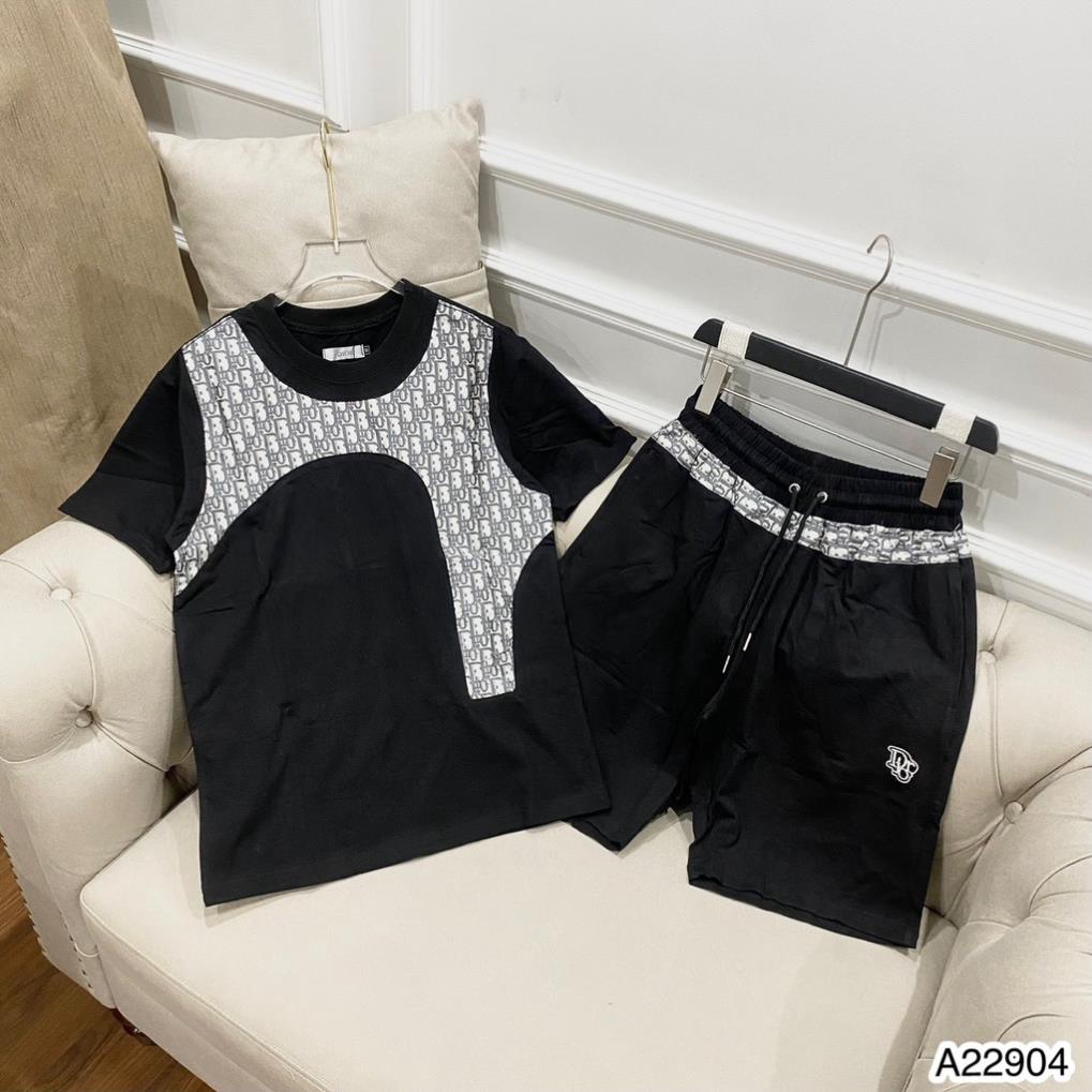 Bộ Hè Nam Đi ô Viền Vai Siêu Đẹp - Bộ Hè Nam Mcqueen Viền Đi ô Chất Siêu Mát