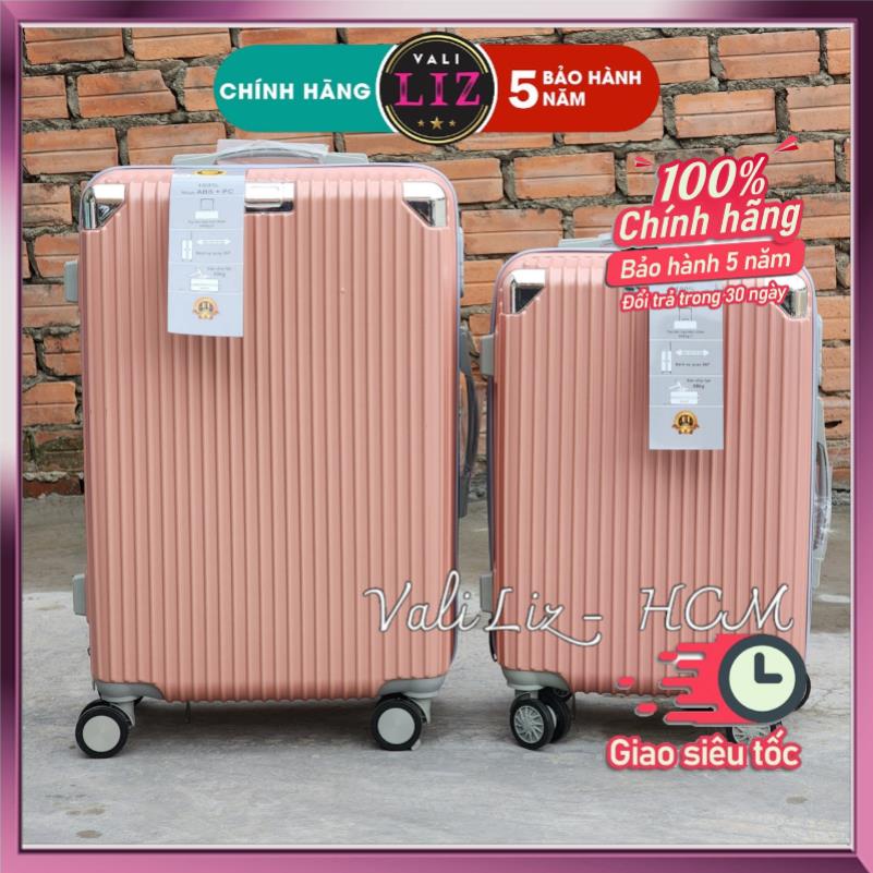 Ảnh thực tế Vai kéo du lịch Góc Inox Chống Vỡ, Chính Hãng Size 20 xách tay, Size 24 ký gửi , Chống Trộm - BH Trọn Đời