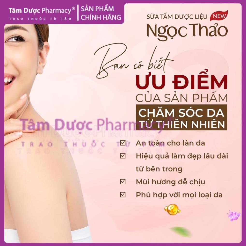 {MỚI} Sữa tắm dược liệu Ngọc Thảo _ Chăm sóc chuyên sâu 300ml