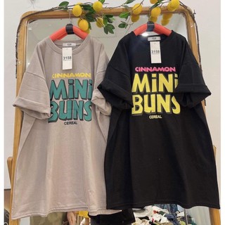 Áo thun cotton 3158 form rộng nam nữ unisex minibuns