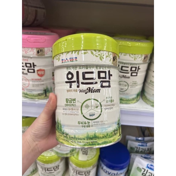 SỮA WITH MOM HÀN QUỐC SỐ 1,2,3 mẫu mới