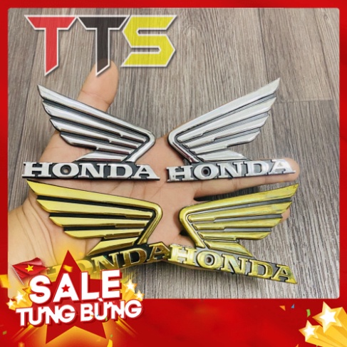 (SALE) Bộ tem CÁNH CHIM honda nhựa cứng dán trang trí cánh bửng, dàn áo kích thước zin - TTShop
