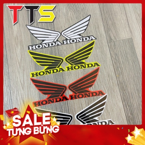 (SALE) Một cặp tem cánh chim Honda sử dụng dán cánh bửng xe WAVE, DREAM, FUTURE, VARIO, CLICK - TTShop