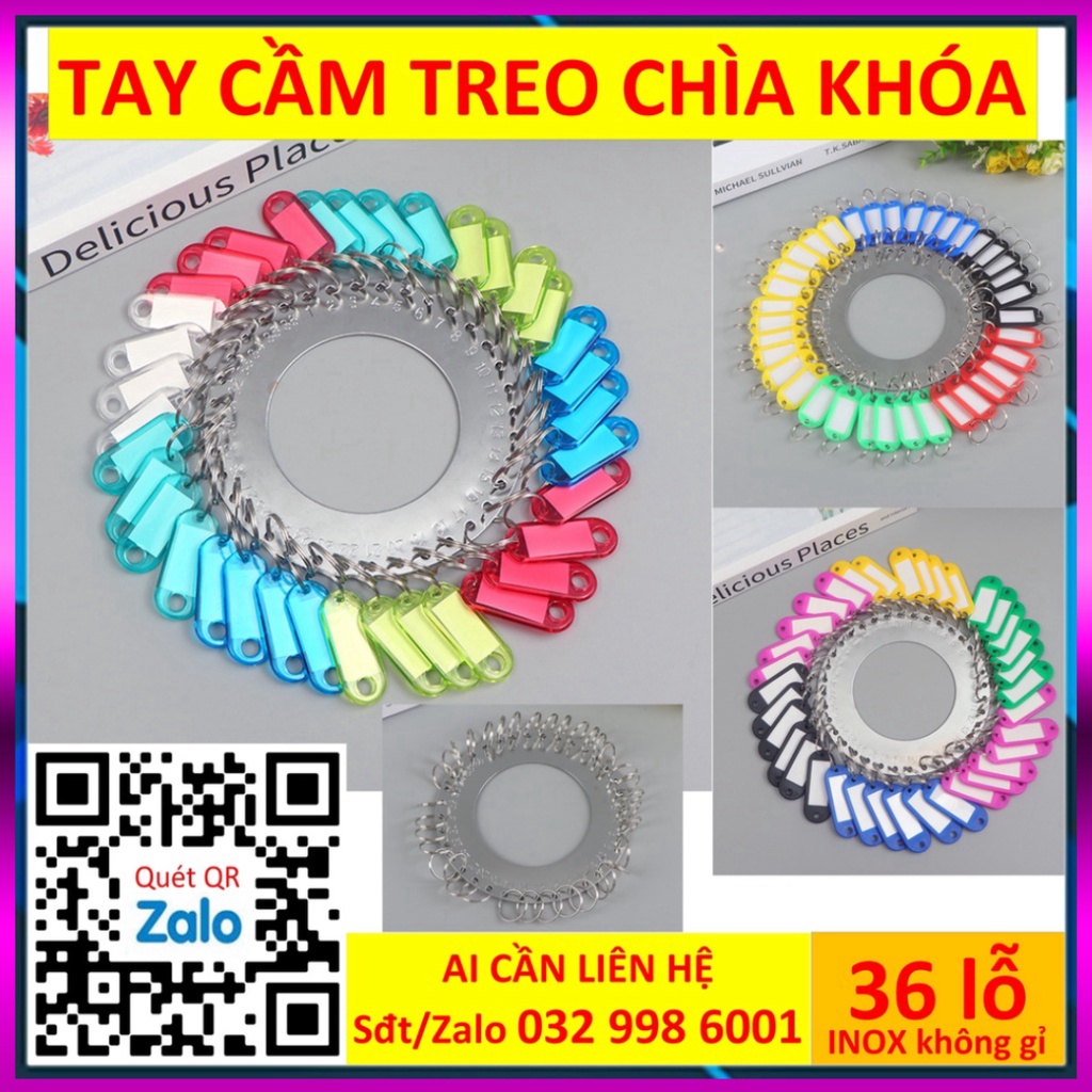 Combo 50 Thẻ chú thích hành lý, lưu lại chìa khóa, thẻ tên name tag ghi tin tức Tay nắm đặt số thứ tự