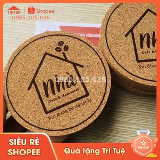 Miếng Lót Cốc, Đế Lót Ly Bằng Gỗ Bần Thân Thiện Với Môi Trường