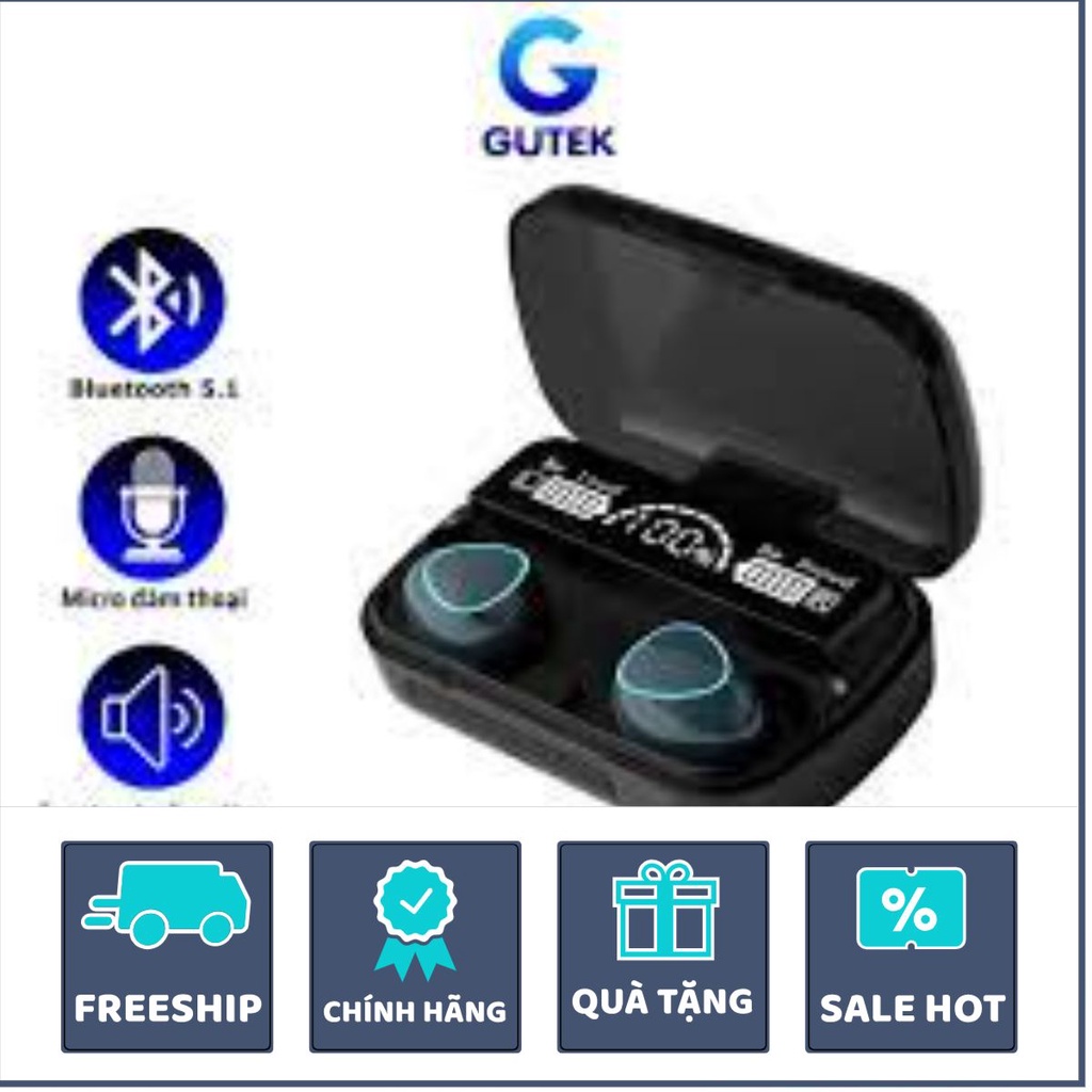 TAI NGHE BLUETOOTH V5.1 NEWEST M10 FULL BOX , CÓ LCD