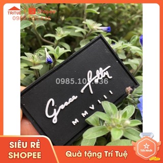 Tem nhãn quần áo bằng cao su bền đẹp, nhận diện thương hiệu tốt