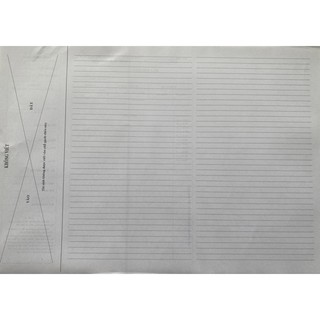 Giấy Thi Phách Dọc - Ngang ( 100 Tờ )