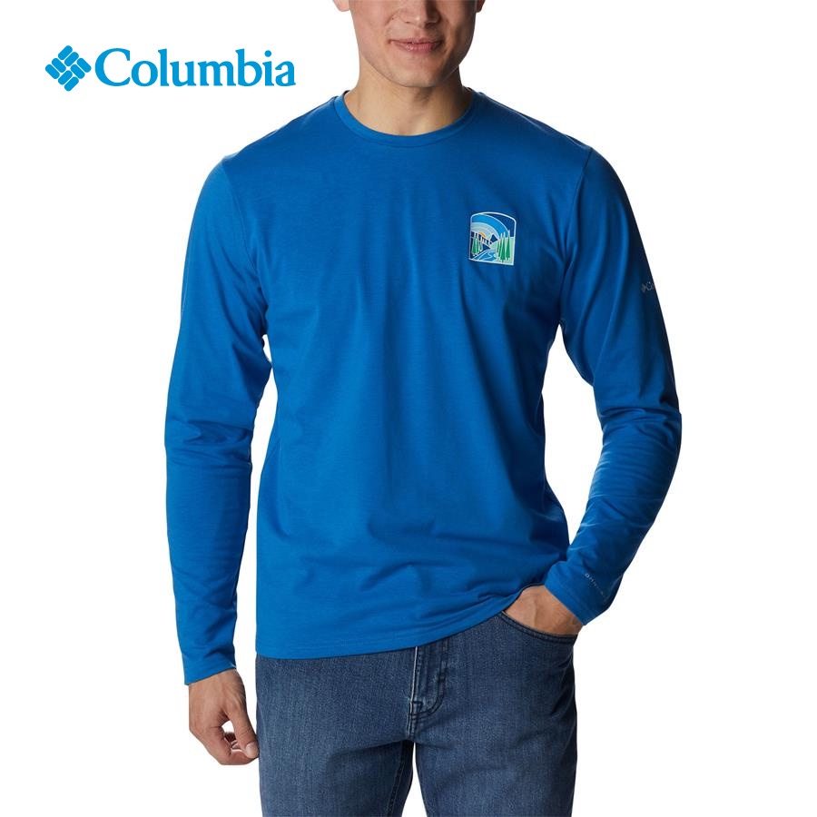 Áo thun tay dài thể thao nam Columbia Sun Trek™ Graphic Long Sleeve Shirt - 1979374434