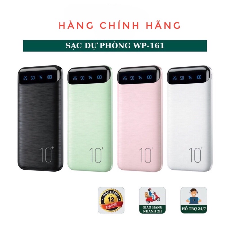 Sạc dự phòng tích hợp màn hình Led Dung Lượng 10000MAH-20000MAH WK-161