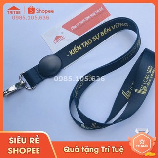 Dây đeo thẻ nhân viên cao cấp, nhận in ấn đeo thẻ chất lượng tại Hà Nôi, nhận làm từ 10 chiếc