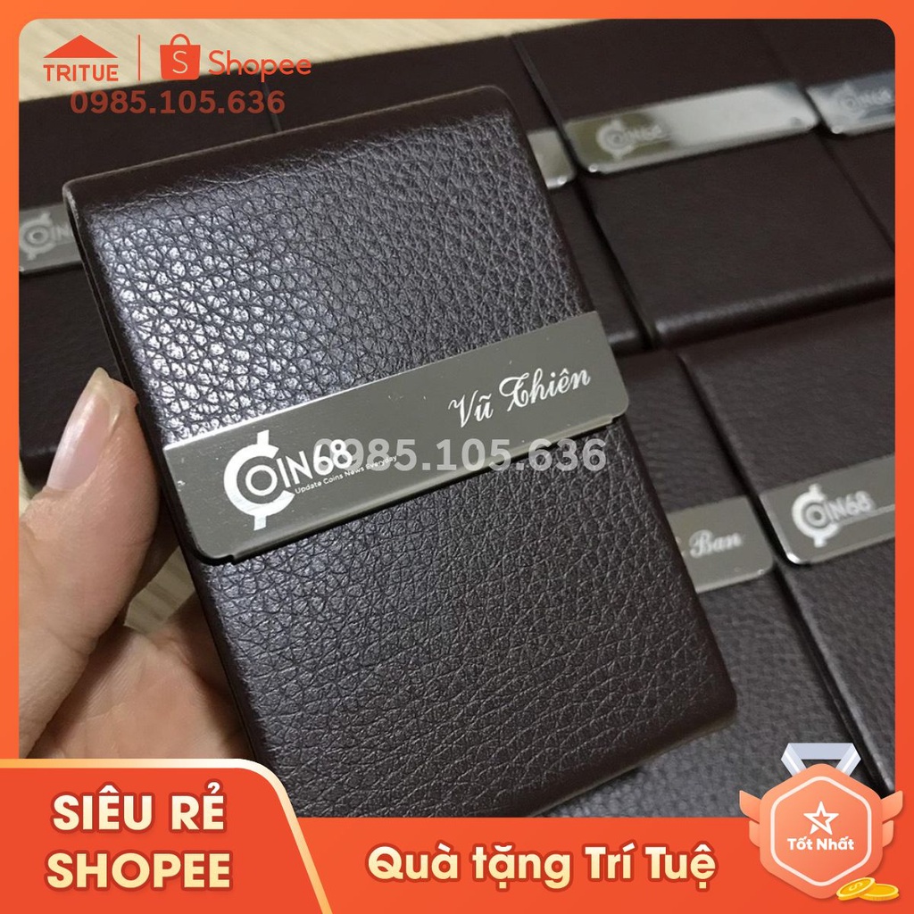 Hộp Đựng Card Visit Bằng Da PU Cao Cấp Tại Hà Nội HC13