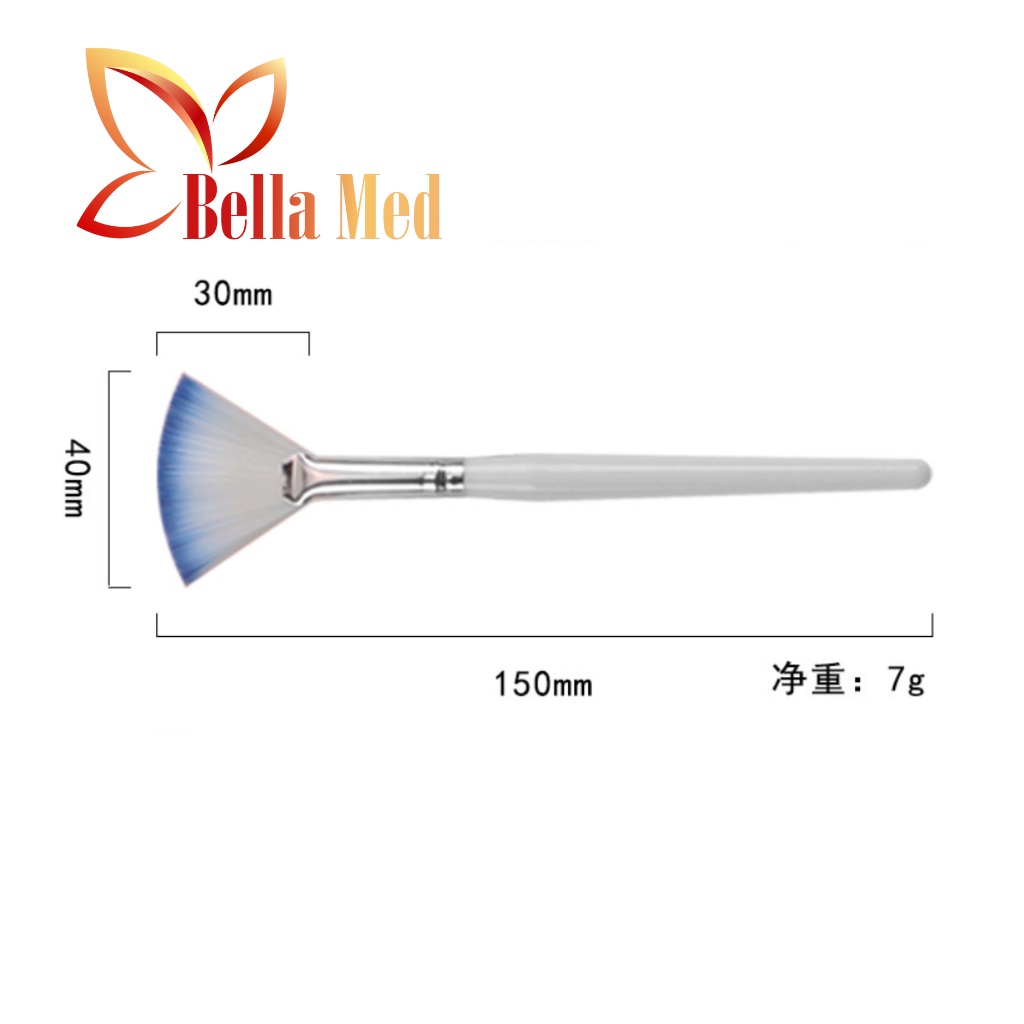 Cọ nhựa peel mặt, peel body 15cm tán xòe lớn và cọ peel 19cm tán mỏng chuyên dụng cho spa