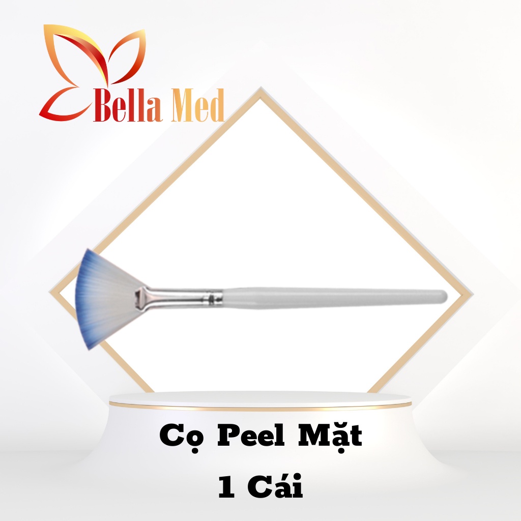 Cọ nhựa peel mặt, peel body 15cm tán xòe lớn và cọ peel 19cm tán mỏng chuyên dụng cho spa