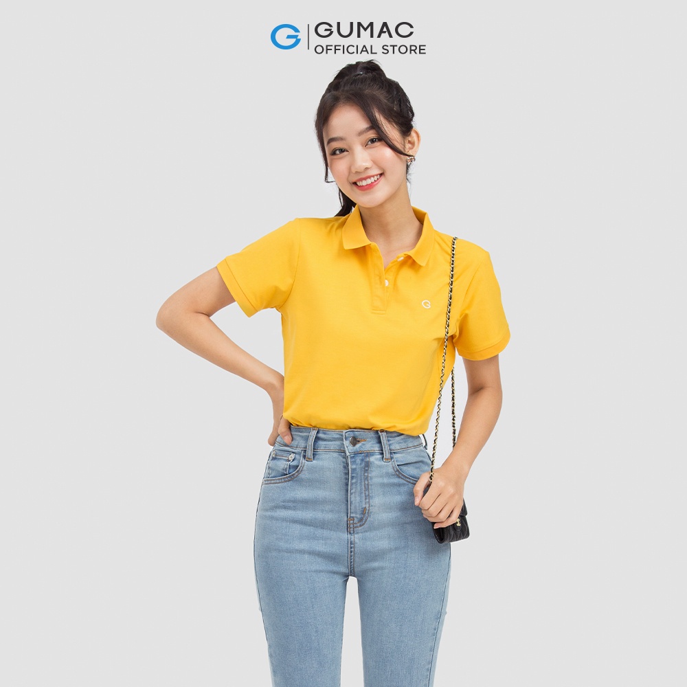 Áo polo thêu chữ ATC06014 thời trang GUMAC | BigBuy360 - bigbuy360.vn