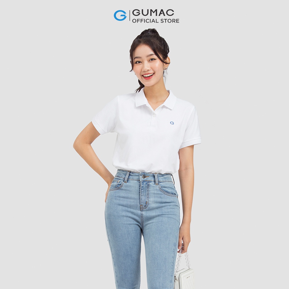 Áo polo thêu chữ ATC06014 thời trang GUMAC | BigBuy360 - bigbuy360.vn