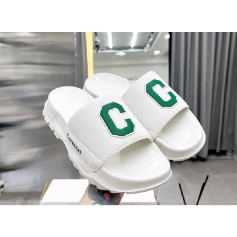 Dép covernat C ❤️FREESHIP + Fullbox❤️ dép convernat chữ C quai ngang nam nữ đế độn cao 4cm, đế Api bền, chống trơn trượt