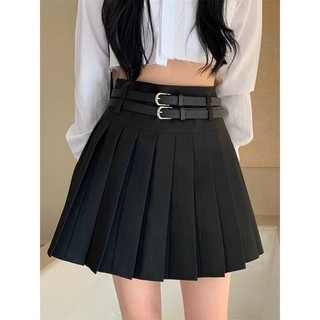 Chân váy Hàn 2 đai dáng ngắn