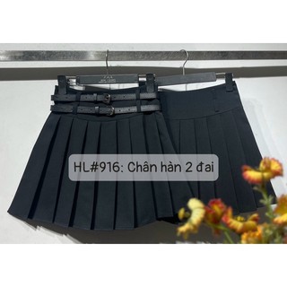 Chân váy Hàn 2 đai dáng ngắn