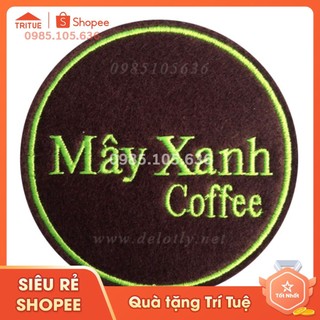 Đế lót ly bằng vải nỉ, làm lót ly bằng vải nỉ theo yêu cầu tại hà nội