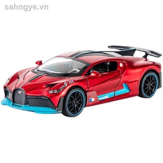 Mô hình xe ô tô bugatti divo thể thao tỉ lệ 1: 32 có đèn và nhạc và đèn