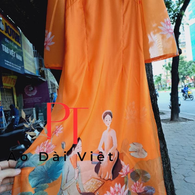 💥 Áo dài tơ óng sang xịn , vải mềm , màu đẹp  cao cấp hàng hàng kế giá sỉ