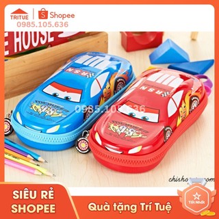 Hộp bút cho bé trai hình ô tô 3D Disney cực ngầu