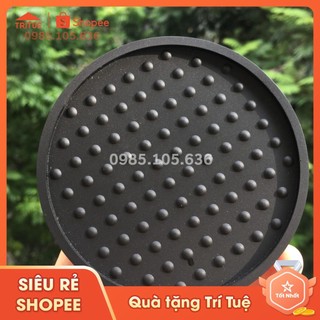 Lót ly, lót cốc bằng cao su chấm bi có sẵn
