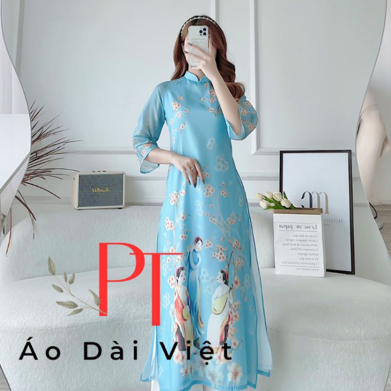 💥 Áo dài tơ óng sang xịn , vải mềm , màu đẹp  cao cấp hàng hàng kế giá sỉ