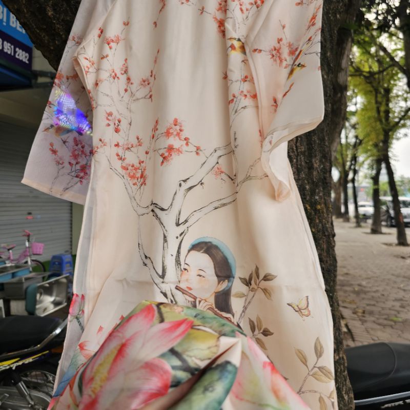 💥 Áo dài tơ óng sang xịn , vải mềm , màu đẹp  cao cấp hàng hàng kế giá sỉ